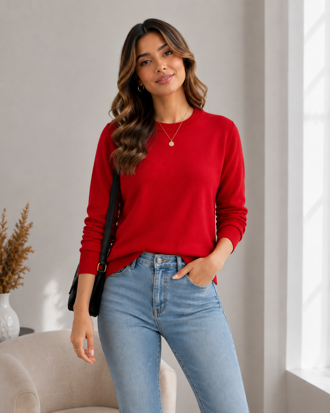 439 Jersey tejido ligero rojo ( one size )