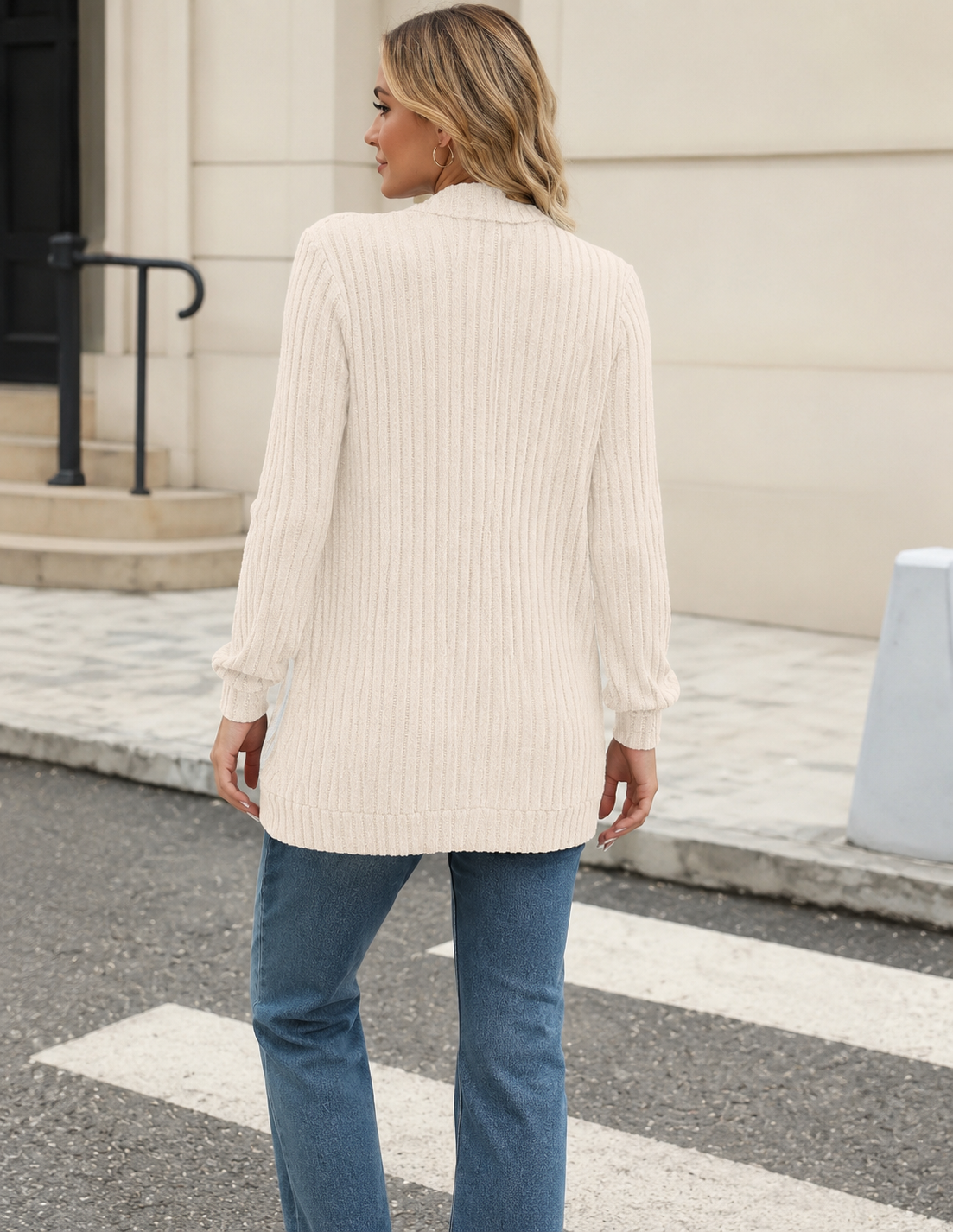 443 Cardigan Emily Beige ( one size )