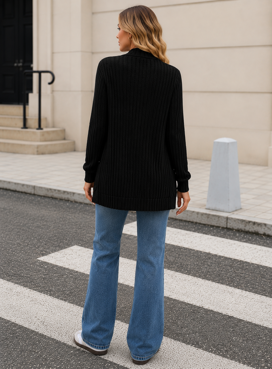 443 Cardigan Emily Negro ( one size )
