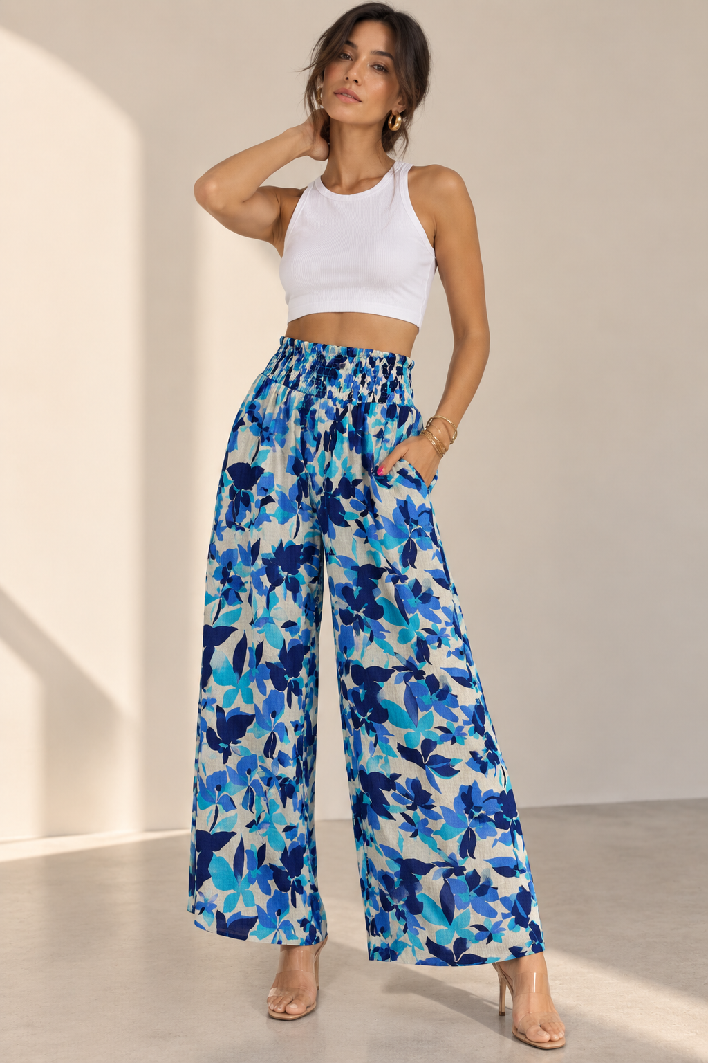 446 Palazzo Jolie Floral Azul