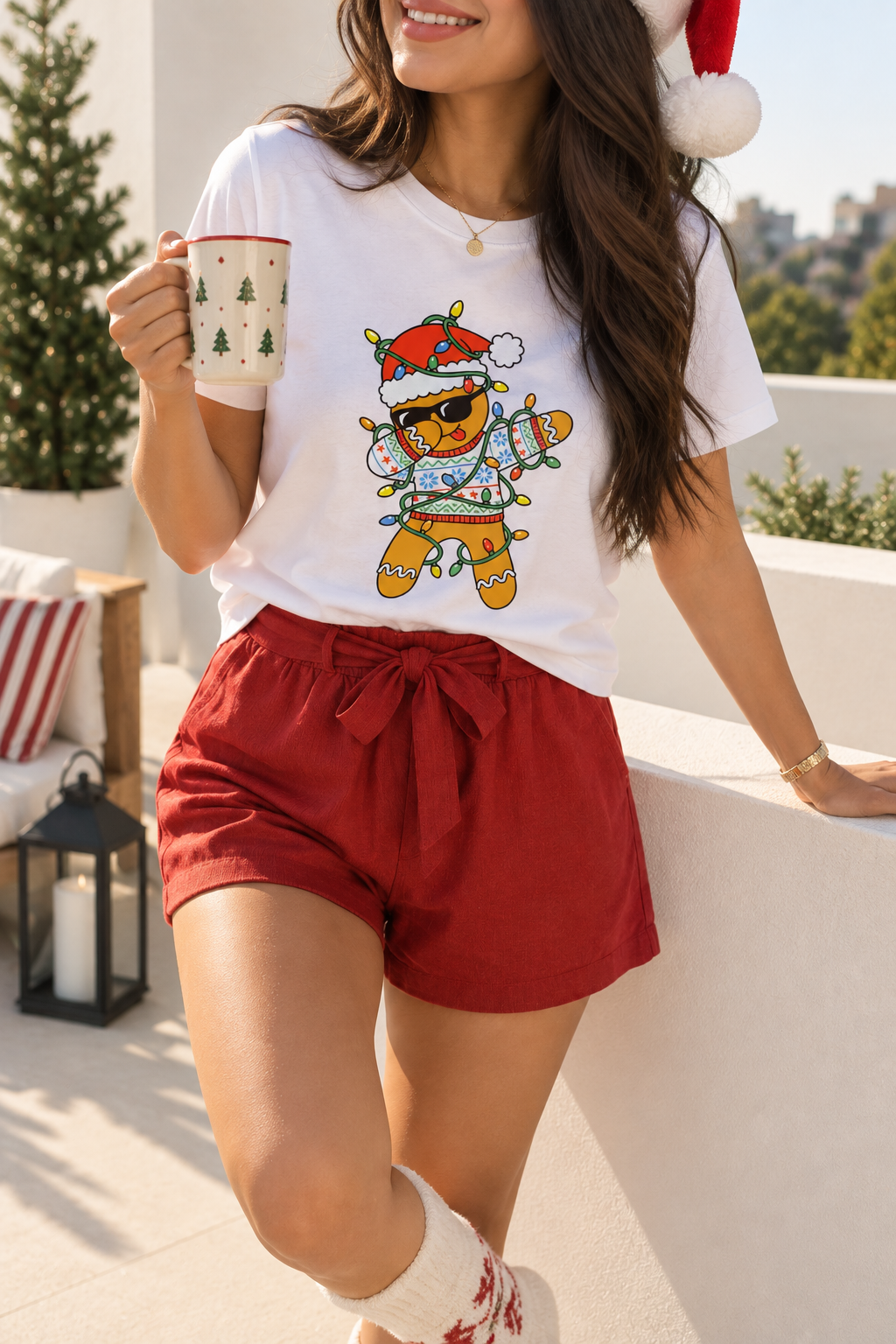 463 Blusa Navideña Galleta Jenjibre