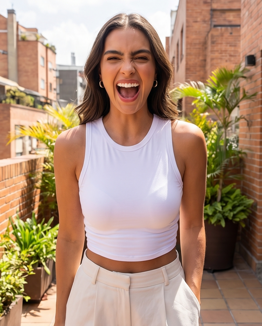 00519 Top blanco Inquieta